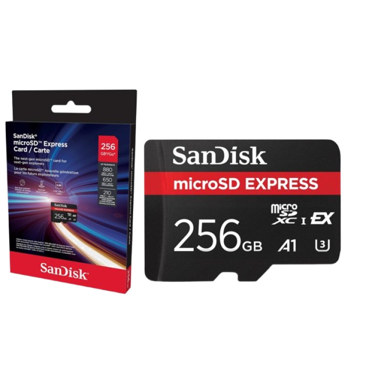 Express microSD Card 256GB 880MB/s Read