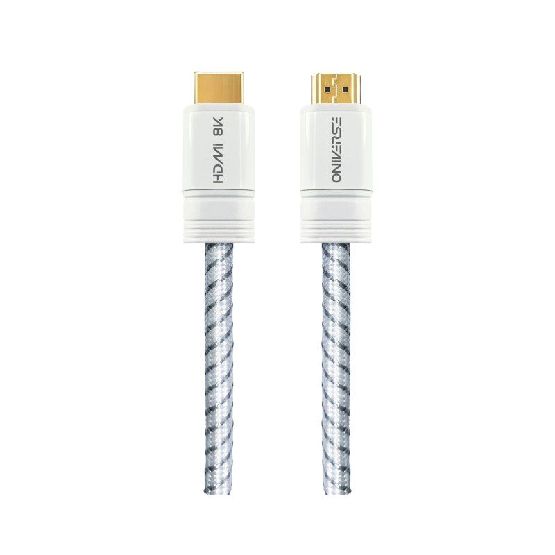 Oniverse ONICAB2-HDMI-WHT HDMI cable 3 m HDMI Type A (Standard) Grey, White