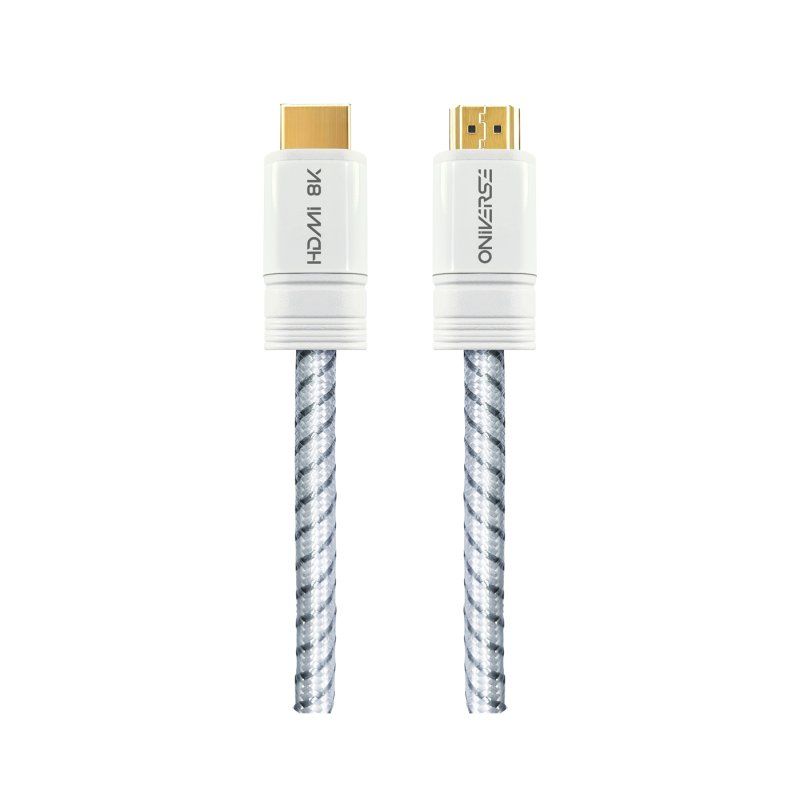 Oniverse ONICAB2-HDMI-WHT HDMI cable 3 m HDMI Type A (Standard) Grey, White