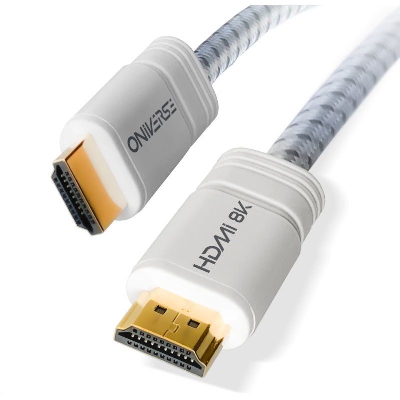 Oniverse ONICAB2-HDMI-WHT HDMI cable 3 m HDMI Type A (Standard) Grey, White
