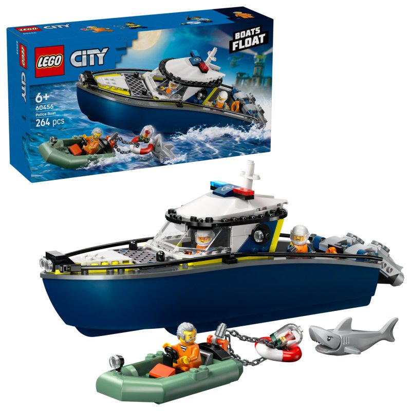 60456 LEGO 60456 City Verfolgungsjagd im Polizeiboot