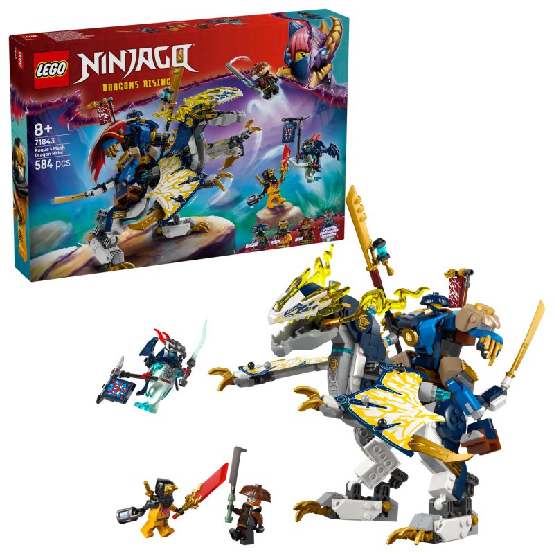 71843 LEGO 71843 NINJAGO Rogues Mech-Drachenreiter