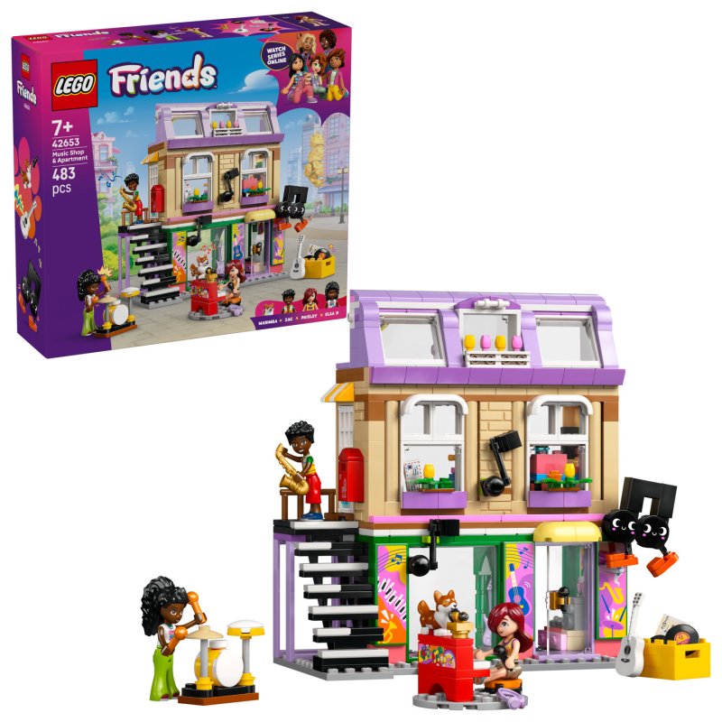 42653 LEGO 42653 Friends Musikladen & Wohnung