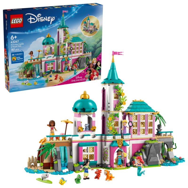 43267 LEGO 43267 Disney Princess Prinzessinnenschl. mit Haustieren