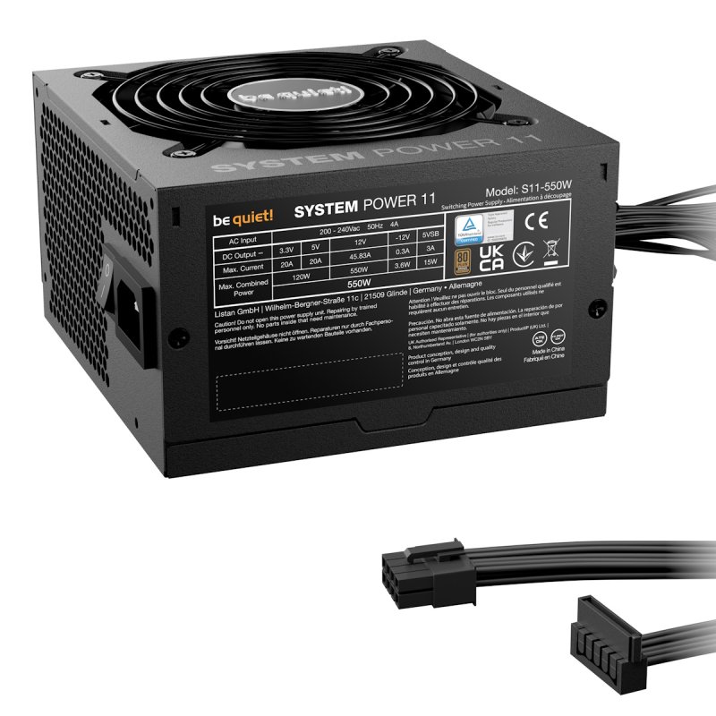 be quiet! System Power 11 550W ATX3.1 (null Watt)