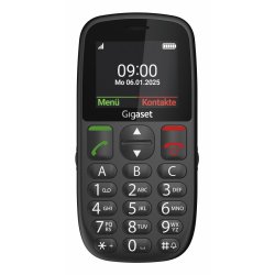Gigaset GL395 5.59 cm (2.2") 90 g Black Senior phone