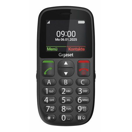 Gigaset GL395 5,59 cm (2.2") 90 g Noir Téléphone pour seniors