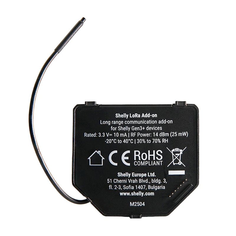 Set of 2 EU868 Relays for gen.3/4 Shelly LoRa Add-on