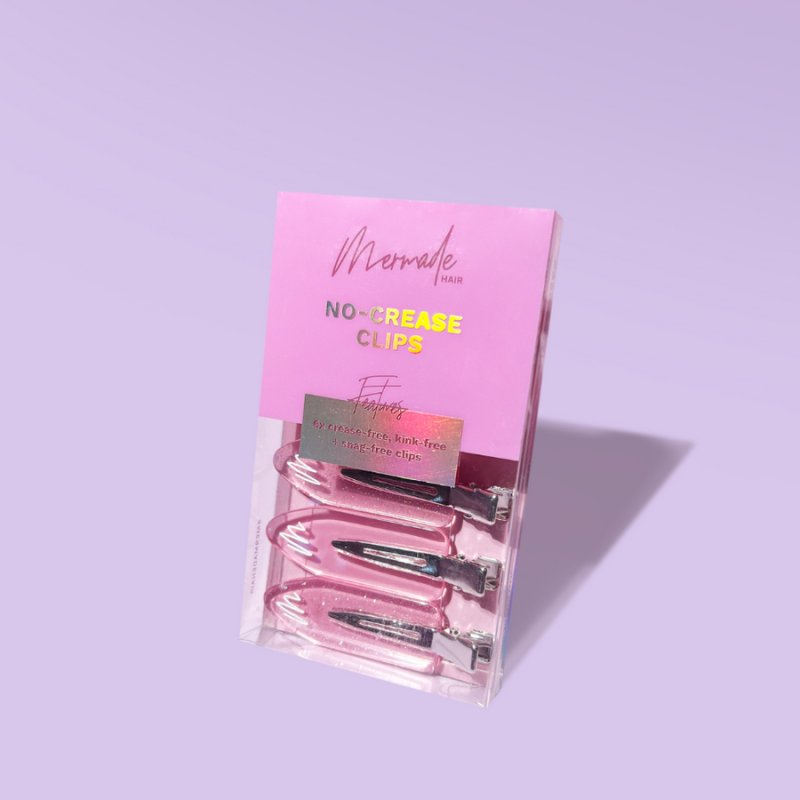 Mermade Hair No-Crease Clips Pro Styling Hair Clips Perfect Curls Waves Salon Quality Gift Idea