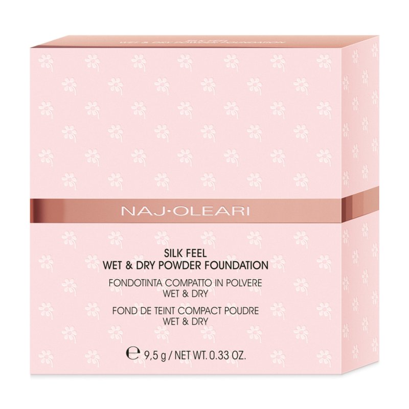 Naj-Oleari Silk feel Wet & dry Powder Foundation 01 Ivory 9.5g