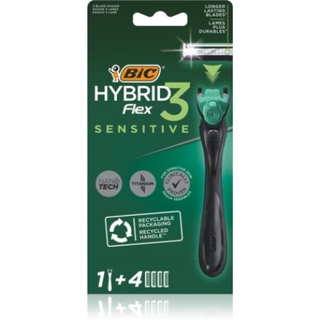 BIC Hybrid Flex 3 Sensitive Kartonbox 14