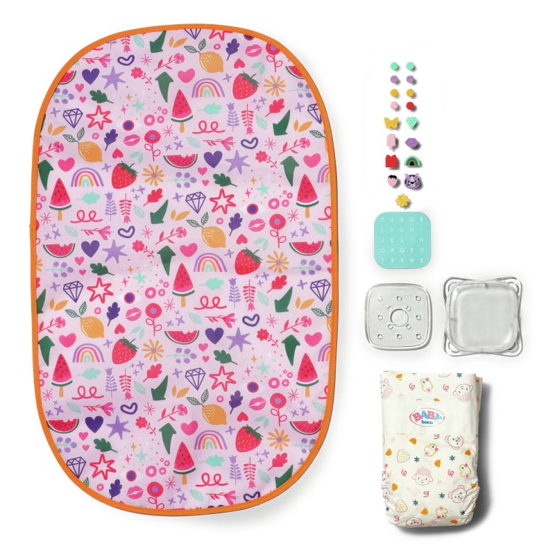 BABY born® Pinplay Wickeltasche