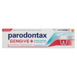 Parodontax Daily Fluoride Whitening Toothpaste For Gums Bad Breath Sensitivity 75 Ml