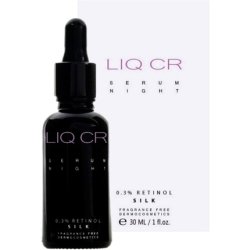LIQ CR Serum Night 0.3% Retinol SILK Anti-Aging Anti Wrinkle Correction Serum 30ml 1oz