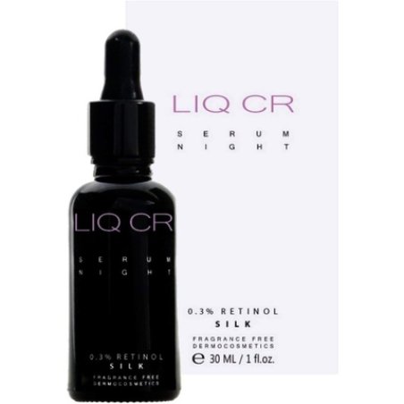 LIQ CR Serum Night 0.3% Retinol SILK Anti-Aging Anti Wrinkle Correction Serum 30ml 1oz