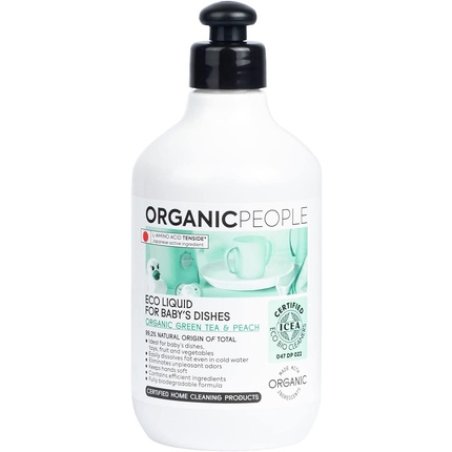 Organic Liquid Baby Dishes Green Tea And Peach 500 Ml