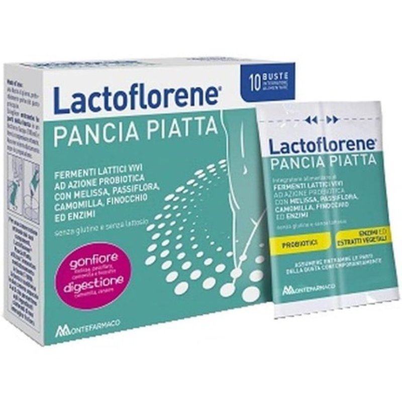 Montefarmaco Otc Lactoflorene Flat Belly 10 Bags