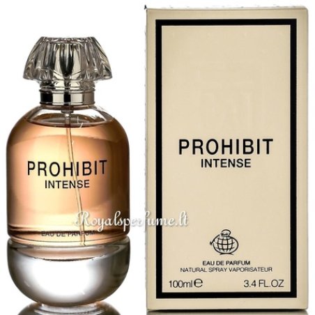 Fragrance World Prohibit Intense Perfumed Water For Women - 100ml