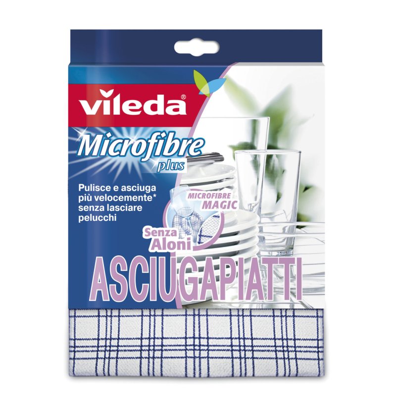 Vileda Microfibre Plus Towels 55 x 40cm