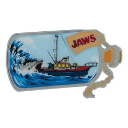 Jaws pin 50th Anniversary Ship in Bottle