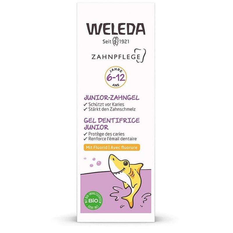 Weleda Bio Junior Toothpaste with Fluoride - Natural Cosmetics for Children