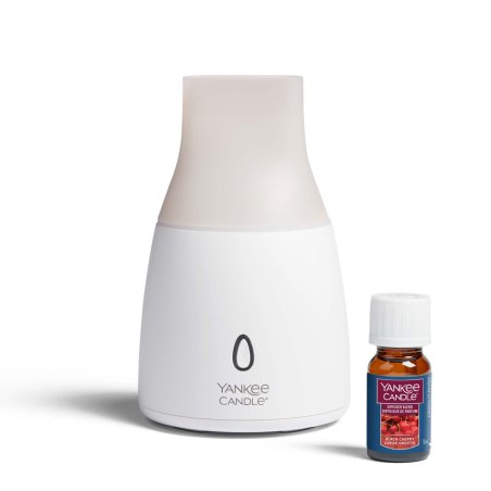 Yankee Candle Ultra Sonic Aroma Diffuser Set | Aroma Diffuser Oil Black Cherry