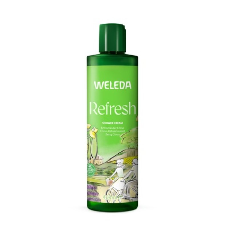 Weleda Refresh Shower Cream Citrus - A Refreshing Shower Cream With Citrus Scent