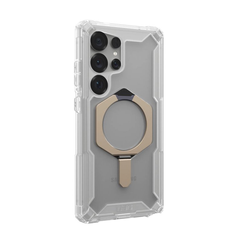 Urban Armor Gear Plasma XTE mobile phone case 17.3 cm (6.8") Cover Titanium, Transparent