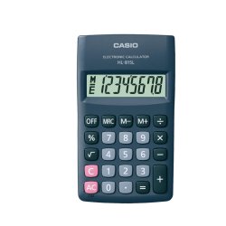 CASIO HL-815L-BK BOX pocket calculator 8-digit 69.5x118mm black
