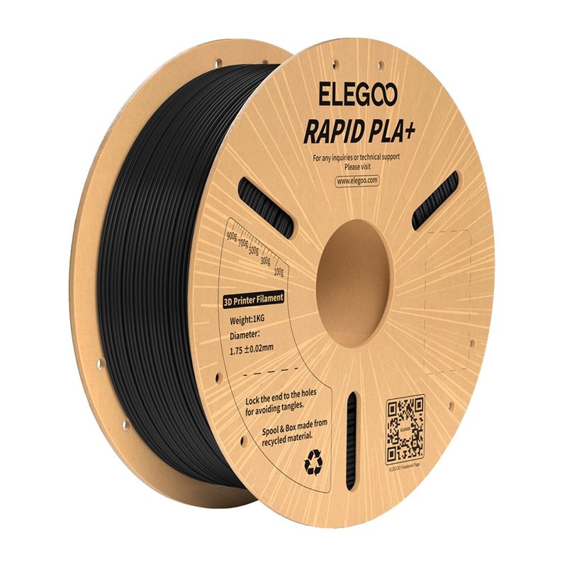 ELEGOO Rapid PLA Filament (Black)