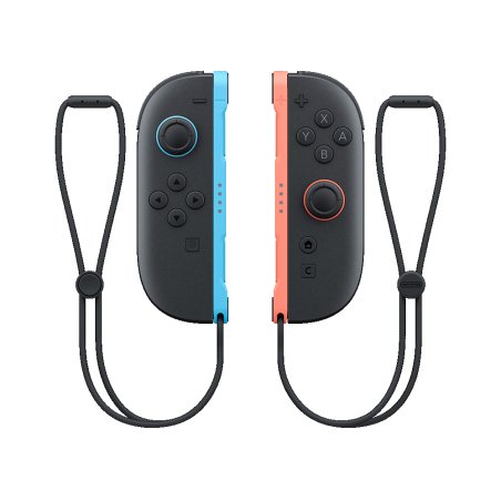 Paire de manettes Joy-Con 2 bleu clair/rouge clair
