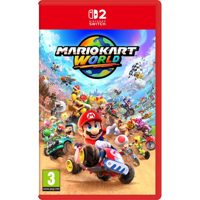 Nintendo Mario Kart World Standard Traditional Chinese, German, Dutch, English, Spanish, French, Italian, Japanese,