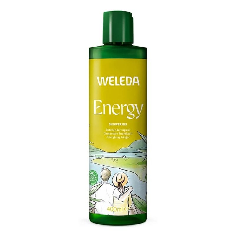 Weleda Energy Shower Gel Ginger - Refreshing And Invigorating Body Wash