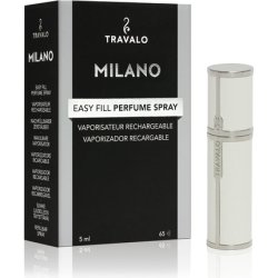 Travalo Milano Perfume Atomizer Travel Refill U-Change System TSA Approved Reusable Airtight Easy Fill Mini Pump