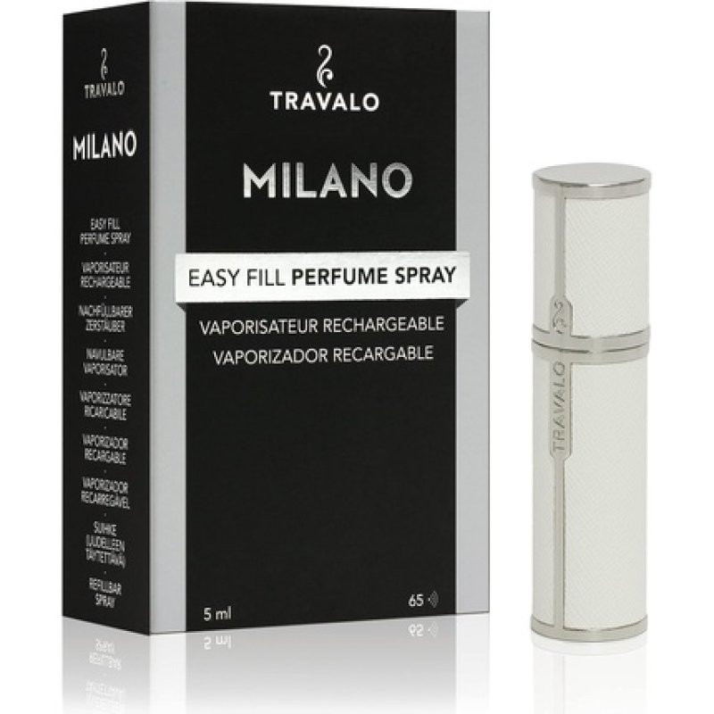 Travalo Milano Perfume Atomizer Travel Refill U-Change System TSA Approved Reusable Airtight Easy Fill Mini Pump