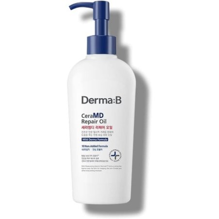 Derma B CeraMD Repair Oil 200ml Unscented Fragrance Free Lightweight Fast Absorbing Soften Moisturizing Body Oil with