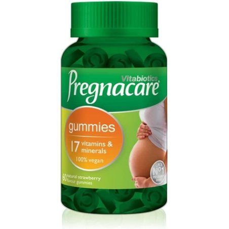 Vitabiotics Pregnacare Strawberry Flavour Vegan Gummies 60 Gummies