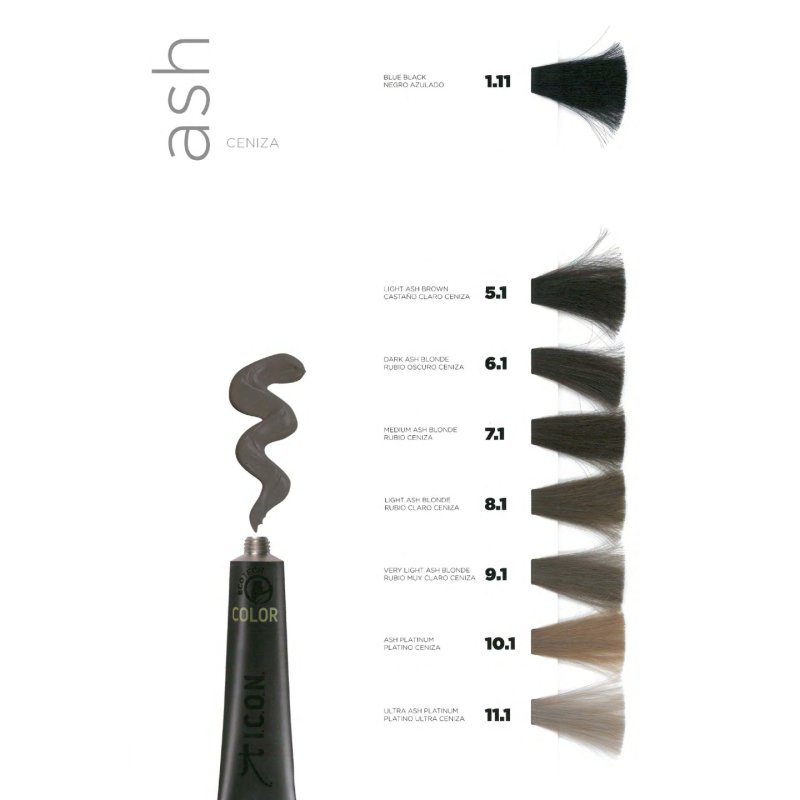 I.C.O.N. Ecotech Color Natural Permanent Coloration Number 6.1 Dark Ash Blonde