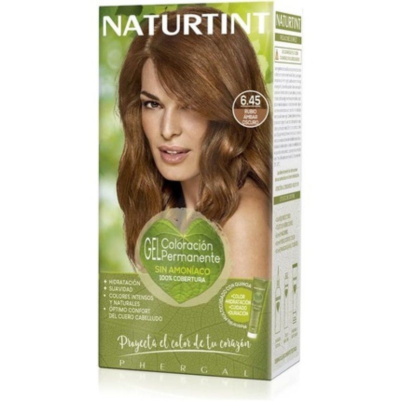 Naturtint Ammonia-Free Hair Color with High Percentage of Natural Ingredients 170ml 6.45 Dark Amber Blonde