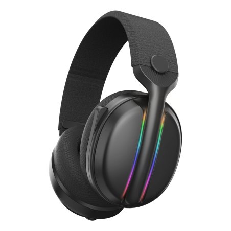 Subsonic TITRE - Vektra casque gaming sans fil pour PS5 PS4 PC Xbox Switch, casque gamer à LED avec hauts parleurs