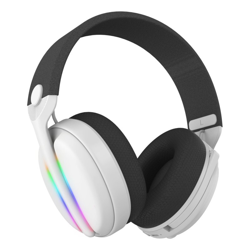 Subsonic - Vektra casque gaming sans fil pour PS5 PS4 PC Xbox Switch, casque gamer à LED avec hauts parleurs 7.1,