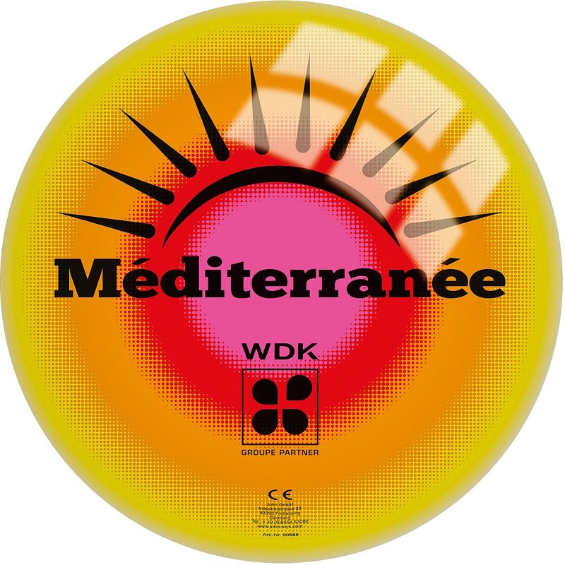 BALL RAINBOW 13CM MEDIT ASS2