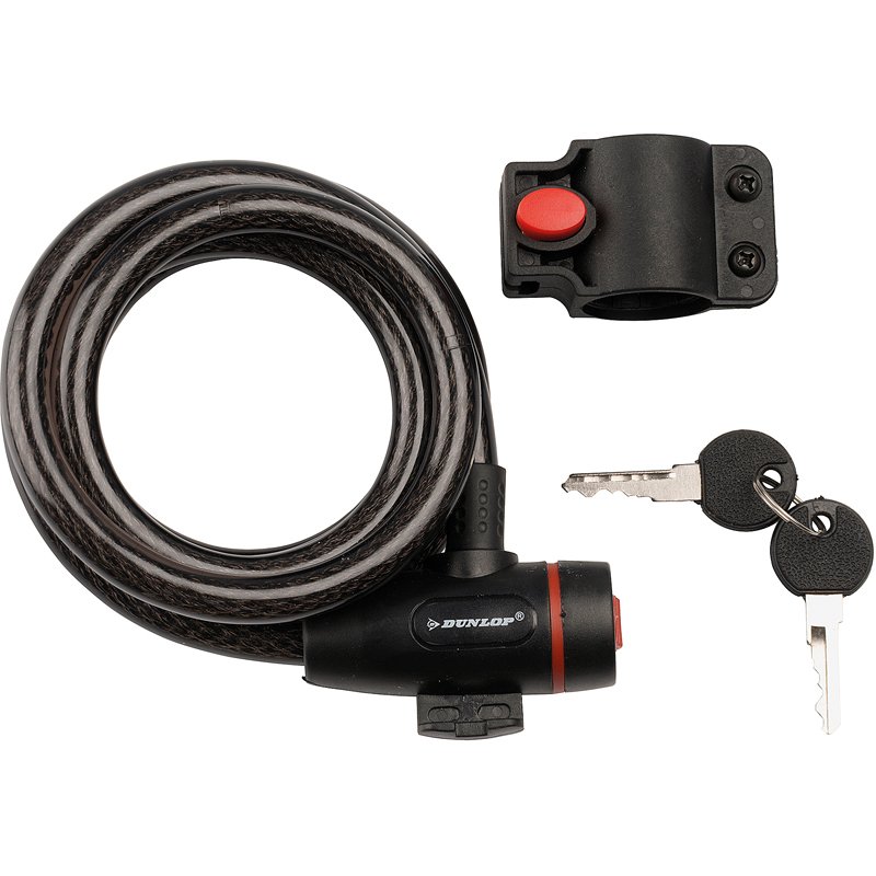 antivol velo 180 cm dunlop