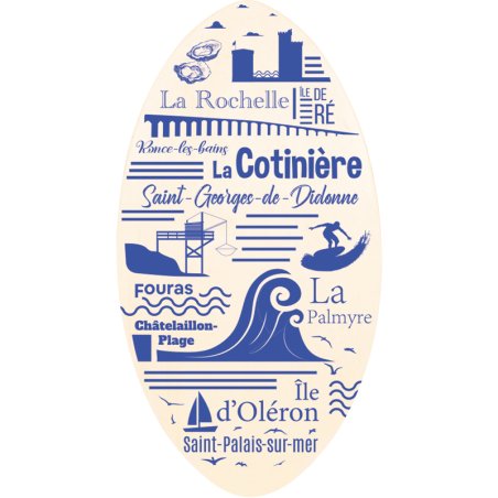 skimboard 89cm bois charente