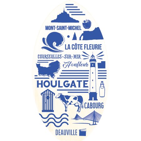 SKIMBOARD BOIS 89CM NORMANDIE