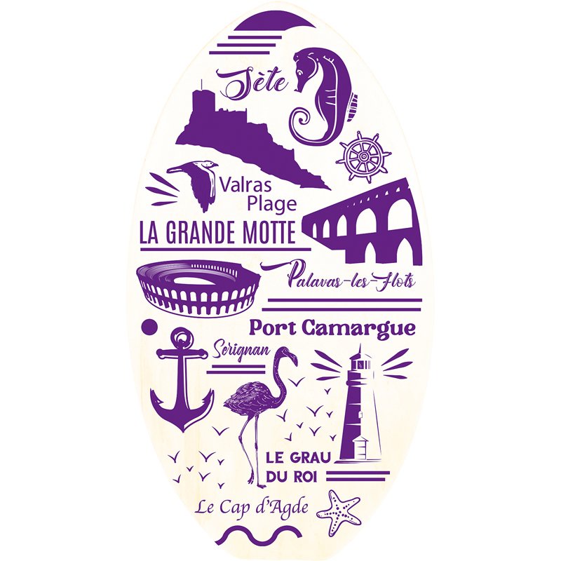 SKIMBOARD BOIS 89CM OCCI MER