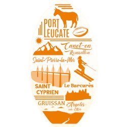 SKIMBOARD BOIS 89CM OCCI TERRE