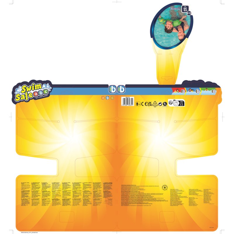 Bestway Swim Safe ABC AquaStar Fabric Kids Swim Pal