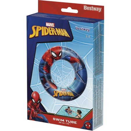 Bestway Spiderman Inflatable Swim Ring 56cm