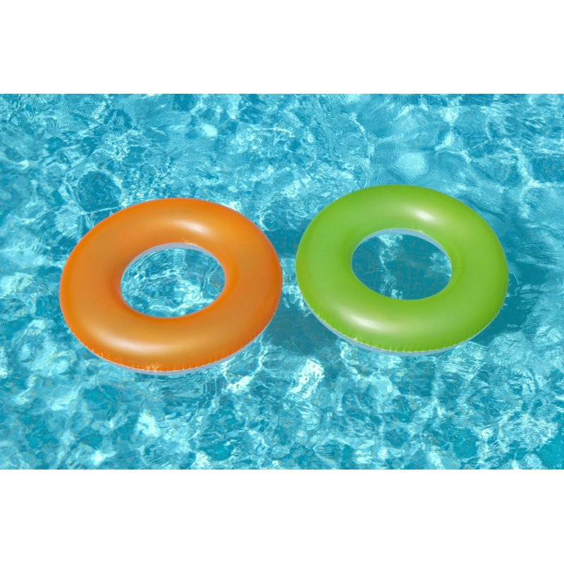 Bestway Inflatable Forsted Neon Swim Ring Φ91cm